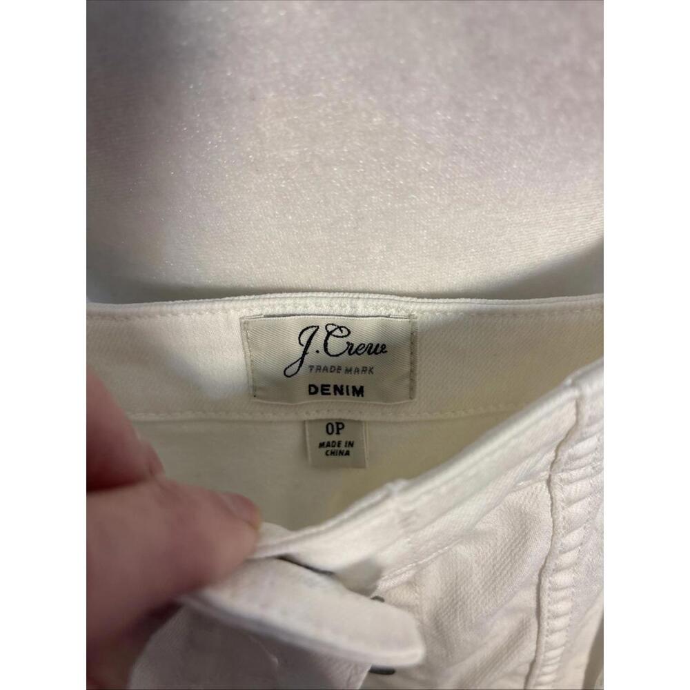j crew Trademark White Denim Button Down Midi Vintage Style Dress 0P - Picture 3 of 8